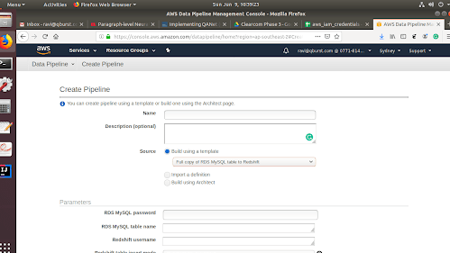 RDS to Redshift - Choosing a Built-in Template for Complete Overwrite of Redshift Data